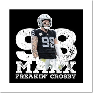 Maxx Freakin' Crosby Grunge Posters and Art